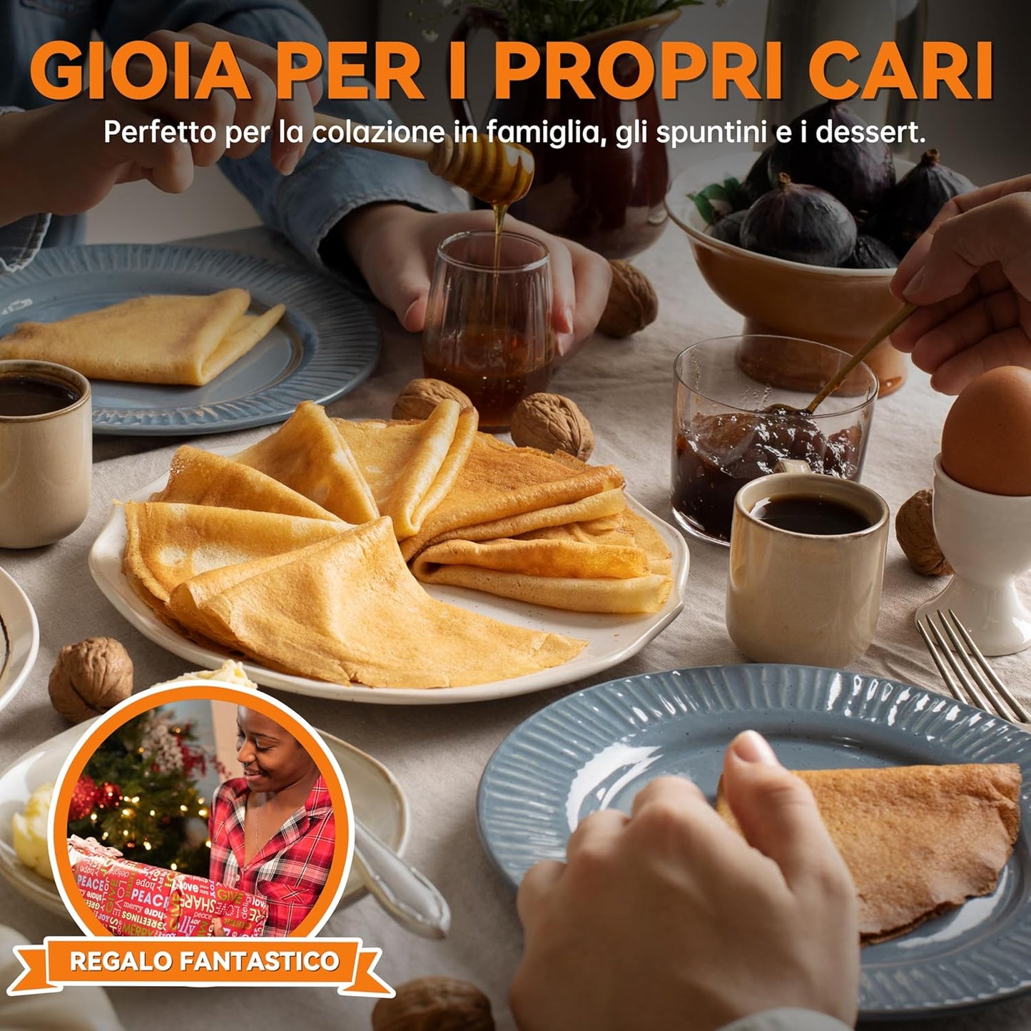 Sussurri – CrepeKing™ Crepiera Istantanea Professionale Da Pasticceria