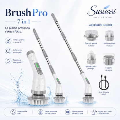 Sussurri BrushPro™ - Spazzola elettrica 7 in 1